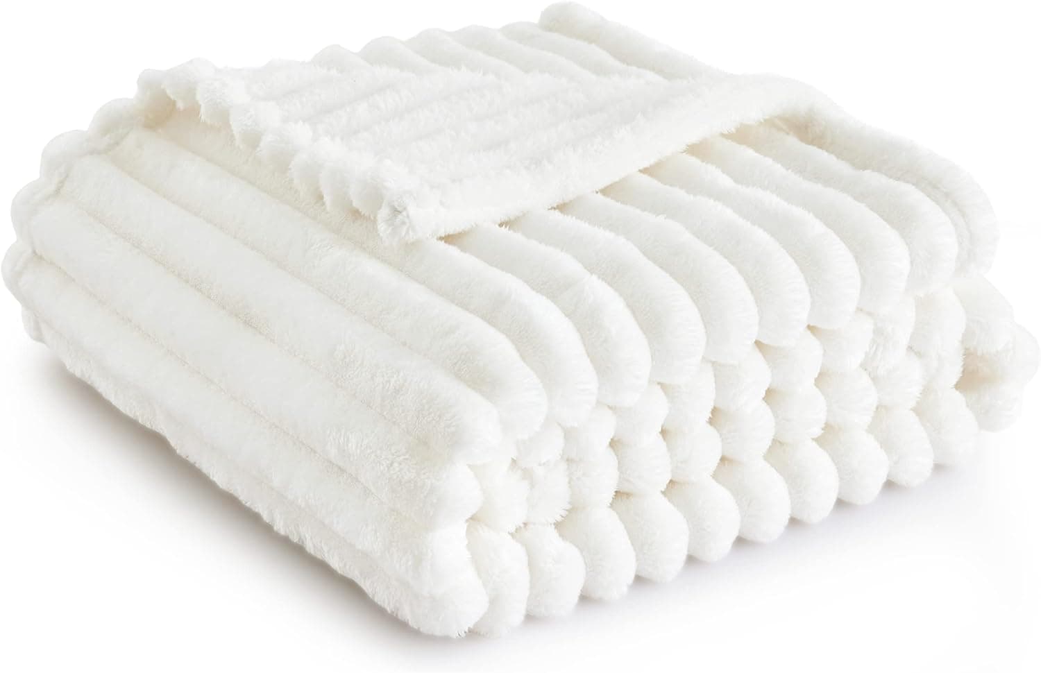 Bedsure Fleece Throw Blanket - Ultra Soft & Cozy, Lightweight Blanket for Couch, Bed, Sofa, Office, Travel - 50x60 inches